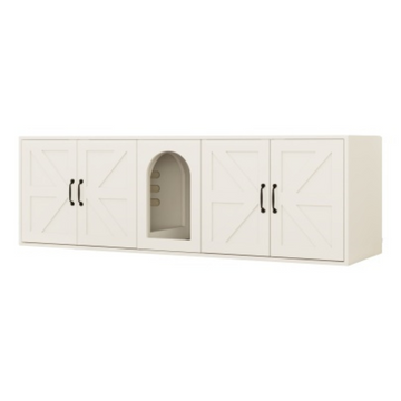Wooden Modern Cat Litter Box