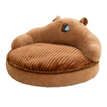 Capybara Cat Winter Bed