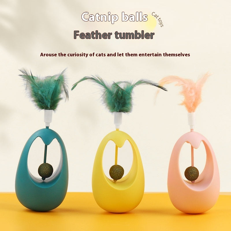 Catnip Ball Tumbler Cat Toy