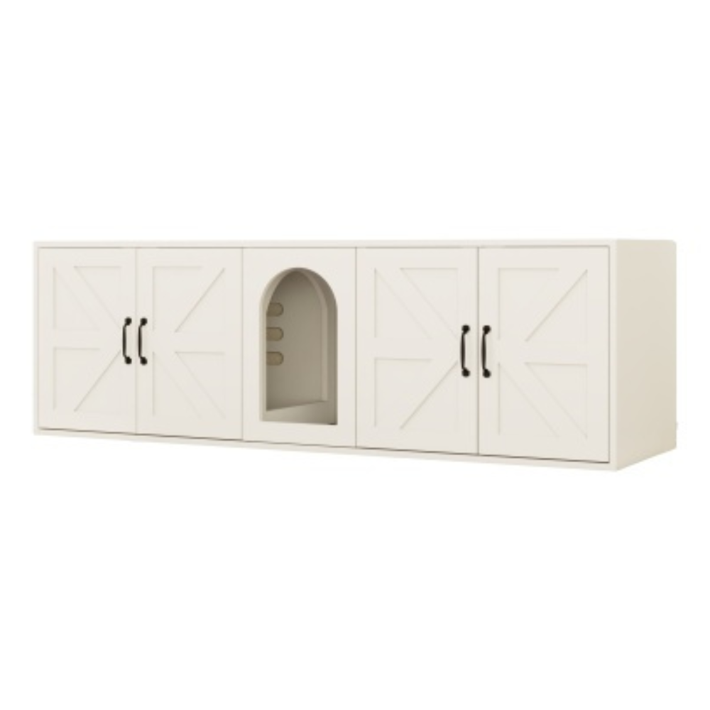 Wooden Modern Cat Litter Box