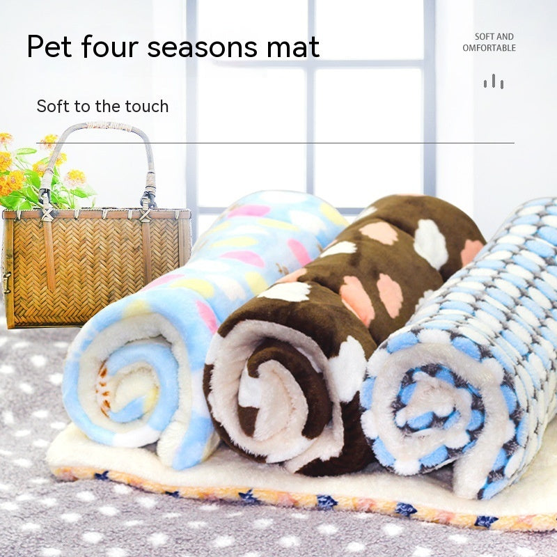 Winter Pet Flannel Blanket