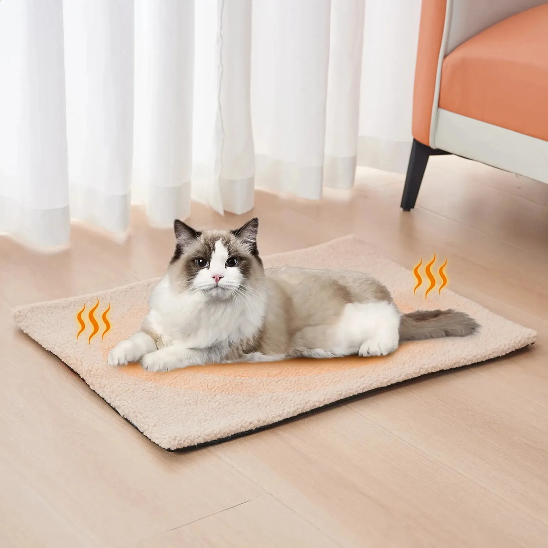 Self-Heating Cat Fleece Mat